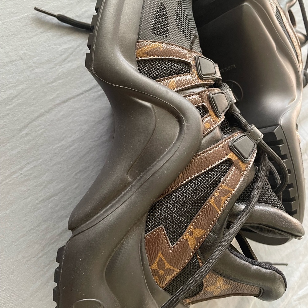 Louis Vuitton Black and Brown Sneakers